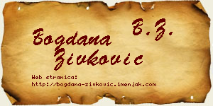 Bogdana Živković vizit kartica